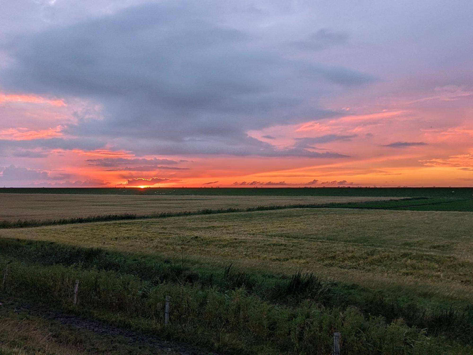Drei-Insel-Blick Neßmersiel Exterior foto